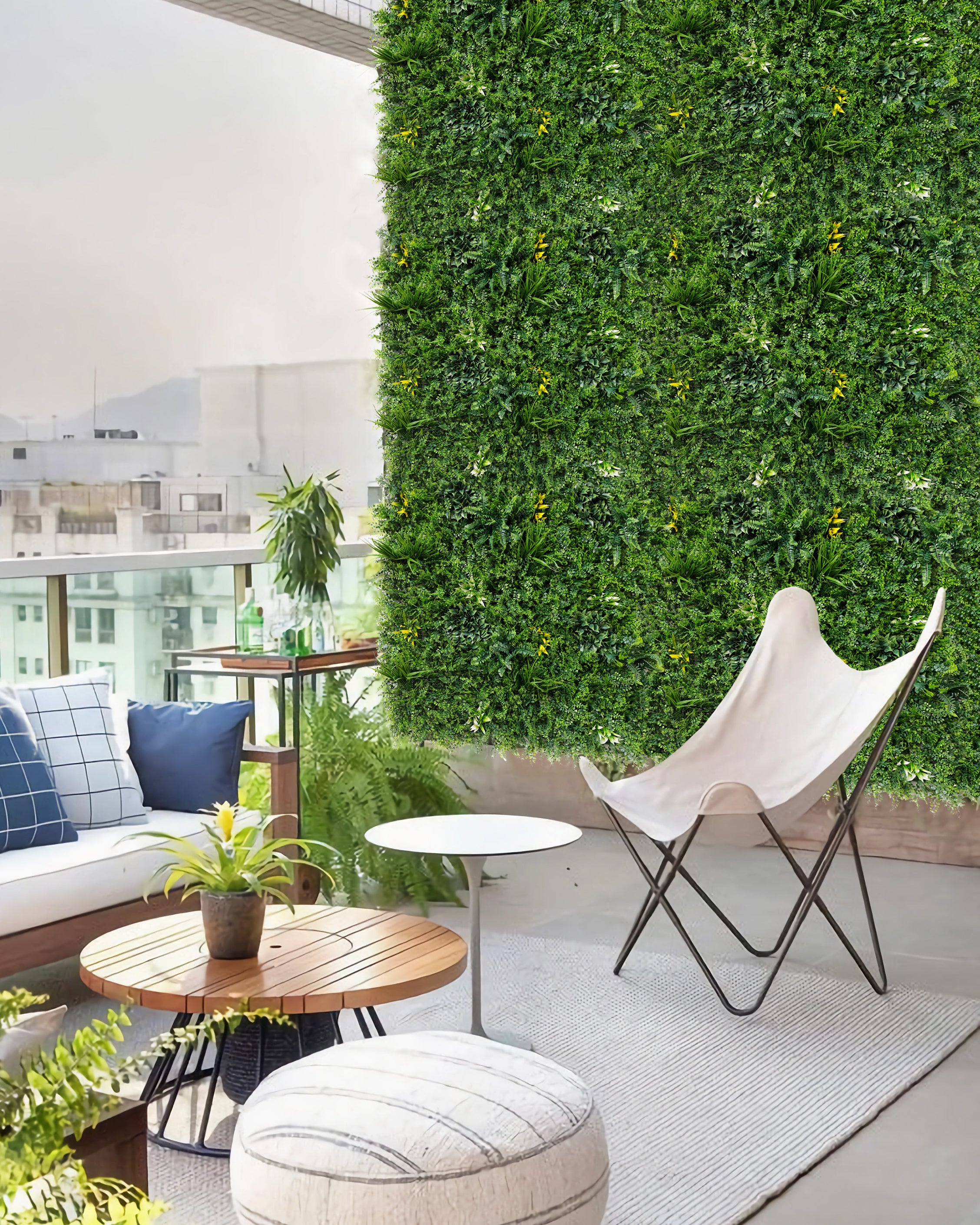 Växtvägg ormbunke/ flamskyddad