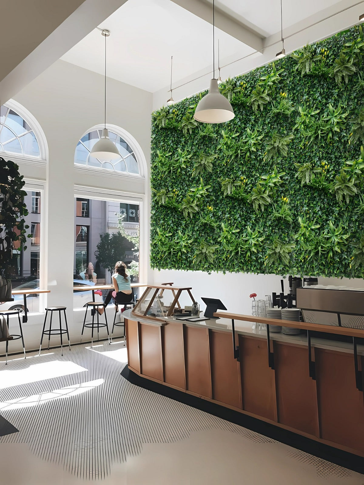 Växtvägg naturtrogen/ flamskyddad