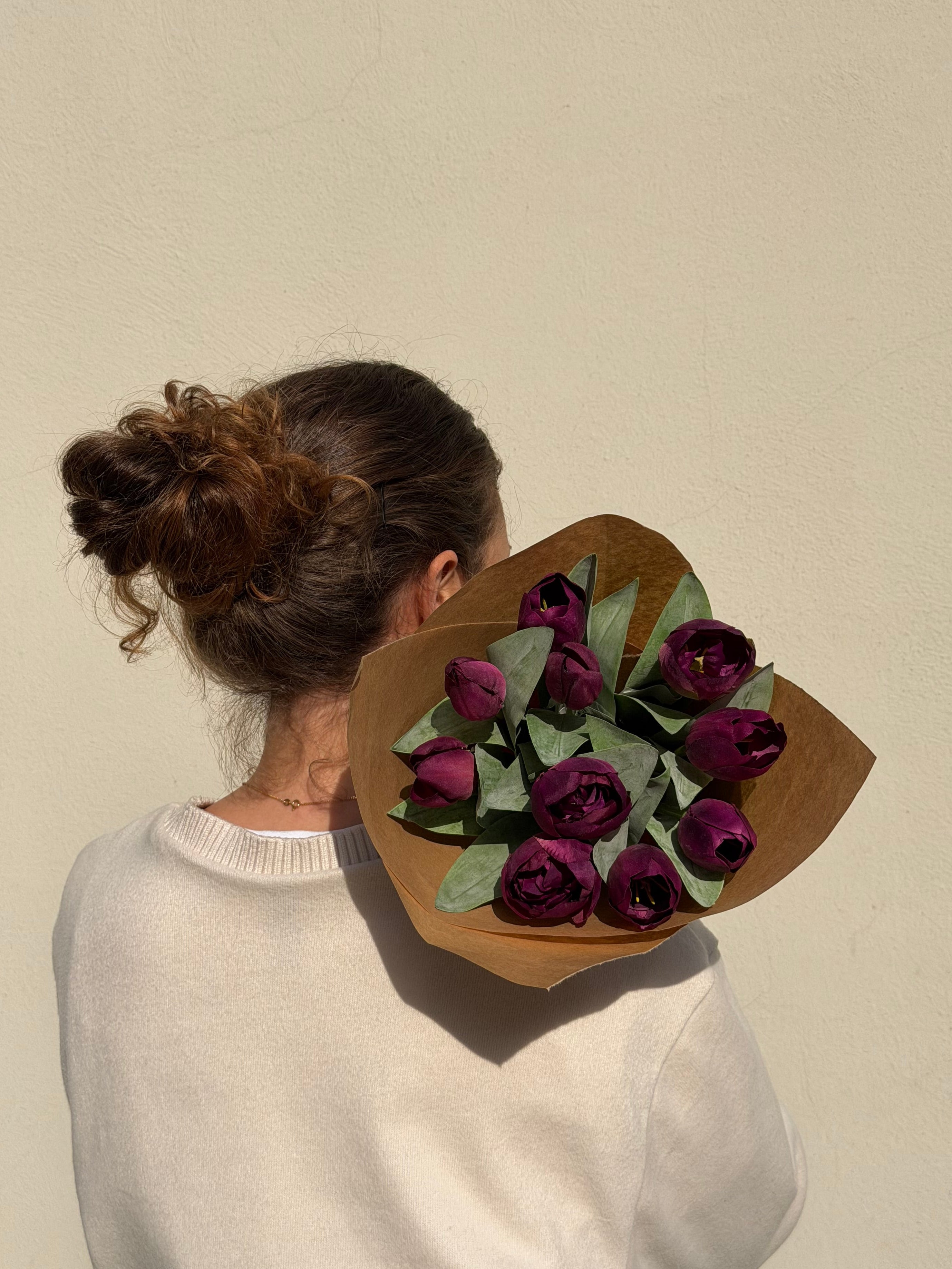 Tulpan Mörklila 36 cm