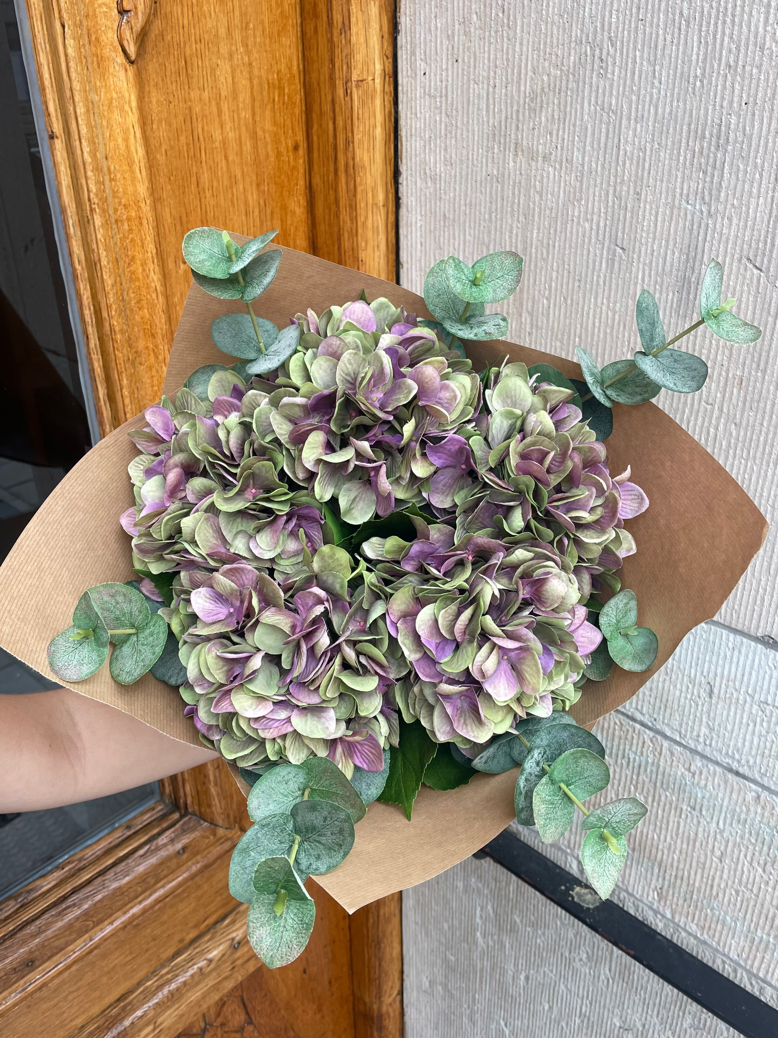 Hortensiabukett stor, Lila
