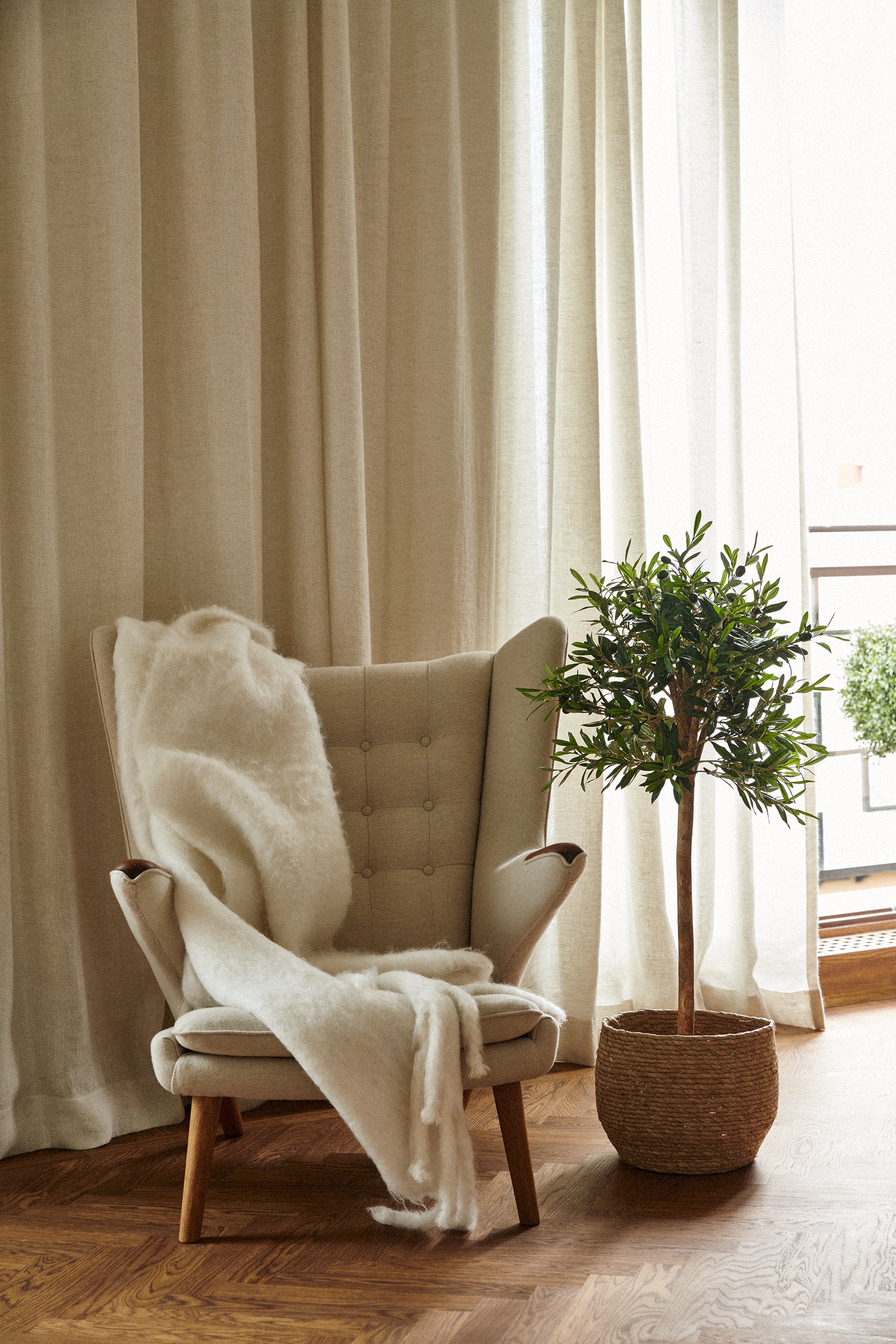 Olivträd toppboll UV 80-140 cm